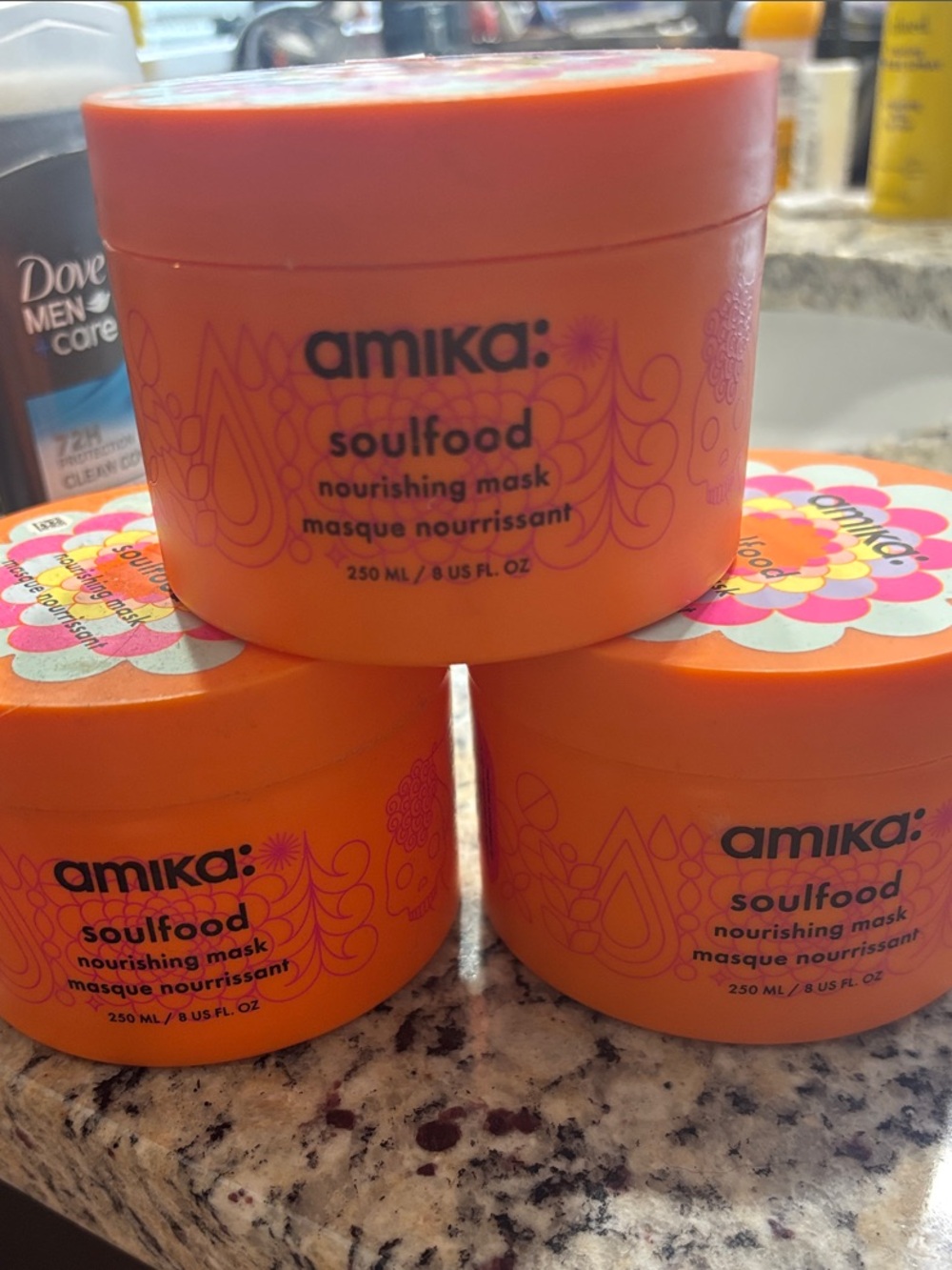 amika Soulfood Nourishing Mask — Orange with Pink Accents - Picture 3 of 3